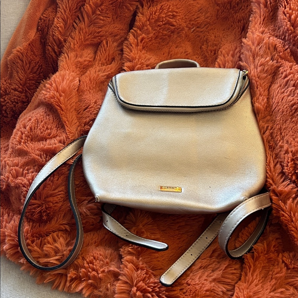 Chic Metallic Backpack by CREPIER